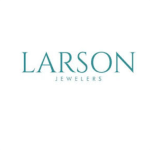 Larson Jewelers: NYMERIA Tension Set Blue Sapphire Titanium Band With Blue Stripe – 4mm
