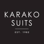 Karako Suits : MENS BLACK SLIM FIT SUIT