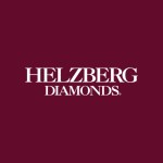 Helzberg Diamonds : Heart stud earrings with diamond accents in sterling silver