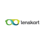 LensKart : Transparent Brown Full Rim Aviator Eyeglasses