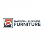 National Business Furniture: Adjustable Height Desk with Colored Edge Banding – 30″W