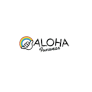 AlohaFunWear : LADIES WHITE GINGER JADE V-NECK BLOUSE