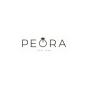 Peora : Created Blue Sapphire Chevron Pendant Necklace
