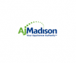 AJ Madison : Side-by-Side Washer & Dryer Set with Front Load Washer and Electric Dryer in White