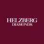 Helzberg Diamonds : Heart stud earrings with diamond accents in sterling silver