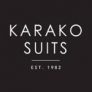 Karako Suits : MENS BLACK SLIM FIT SUIT
